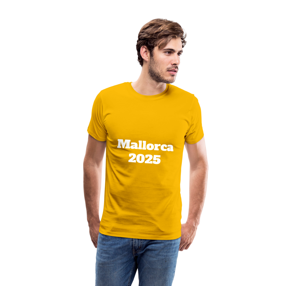 T-Shirt Mallorca 2025 - Sonnengelb