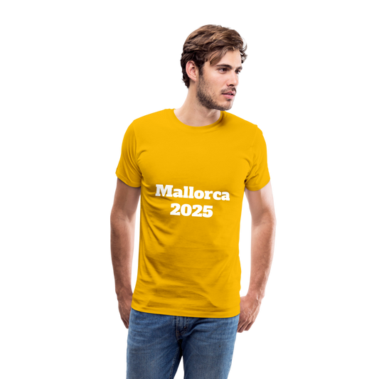 T-Shirt Mallorca 2025 - Sonnengelb
