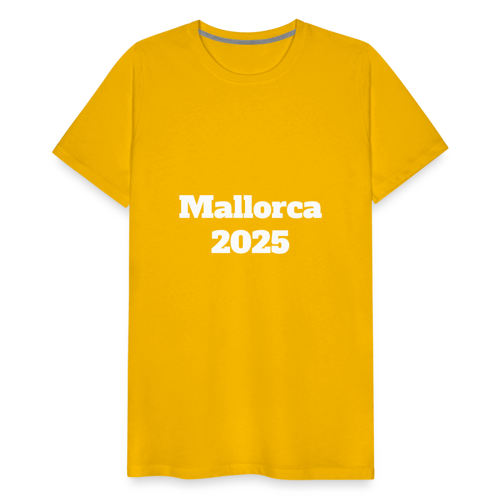 T-Shirt Mallorca 2025 - Sonnengelb