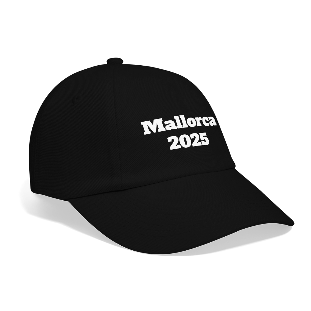 Baseballkappe Mallorca 2025 - Schwarz/Schwarz