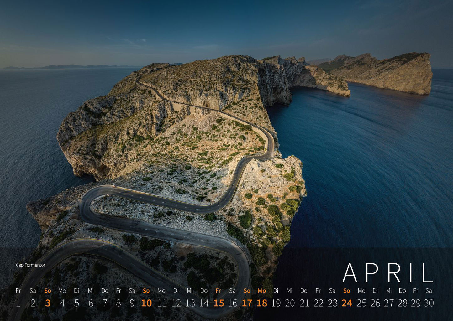 Mallorca Wandkalender 2022 im XXL-Format (DIN A2 / ca. 60 x 42 cm)