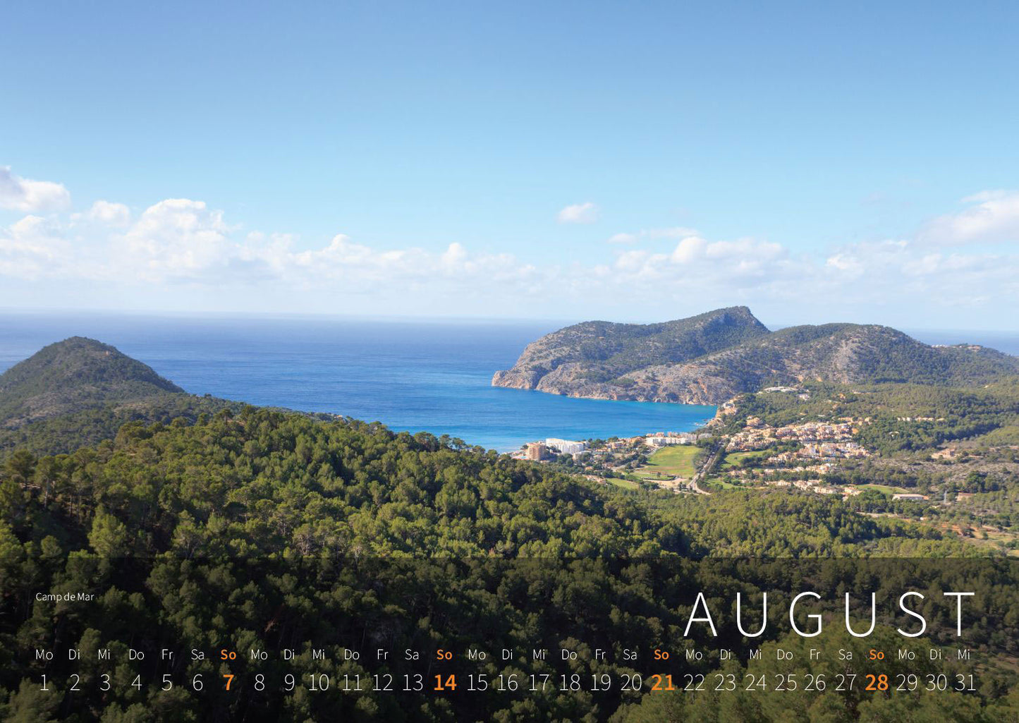 Mallorca Wandkalender 2022 im XXL-Format (DIN A2 / ca. 60 x 42 cm)