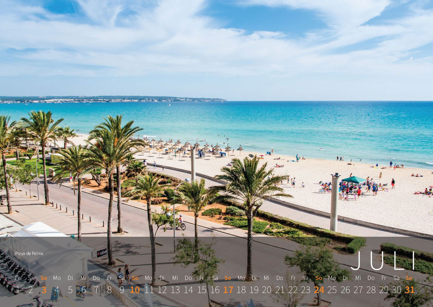 Mallorca Wandkalender 2022 im XXL-Format (DIN A2 / ca. 60 x 42 cm)