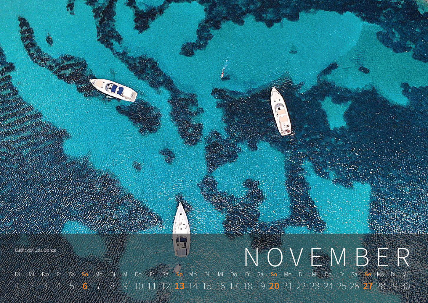 Mallorca Wandkalender 2022 im XXL-Format (DIN A2 / ca. 60 x 42 cm)