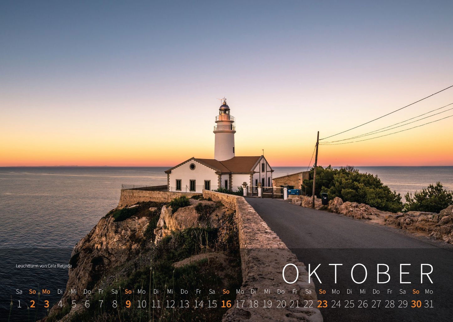 Mallorca Wandkalender 2022 im XXL-Format (DIN A2 / ca. 60 x 42 cm)