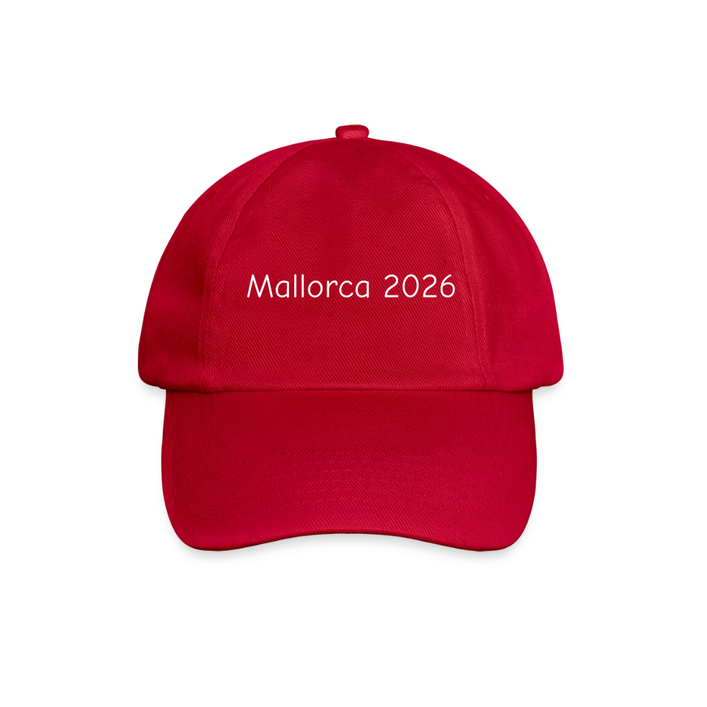 Baseballkappe Mallorca 2026 - klassisch Rot