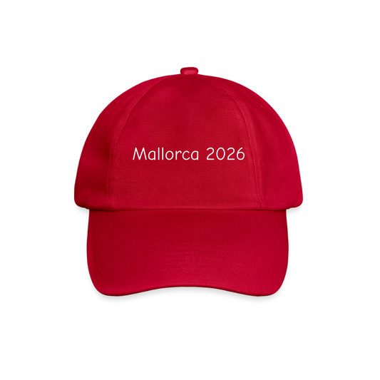 Baseballkappe Mallorca 2026 - klassisch Rot