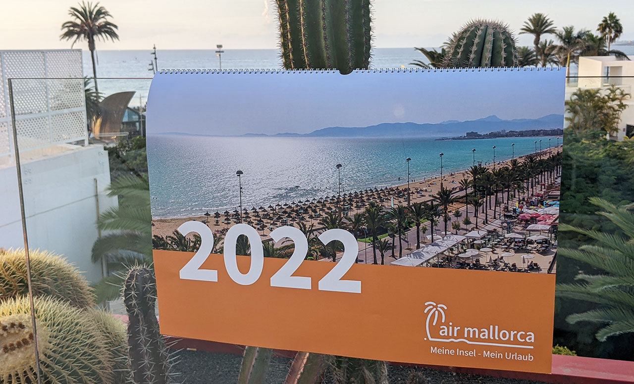 Mallorca Wandkalender 2022 im XXL-Format (DIN A2 / ca. 60 x 42 cm)