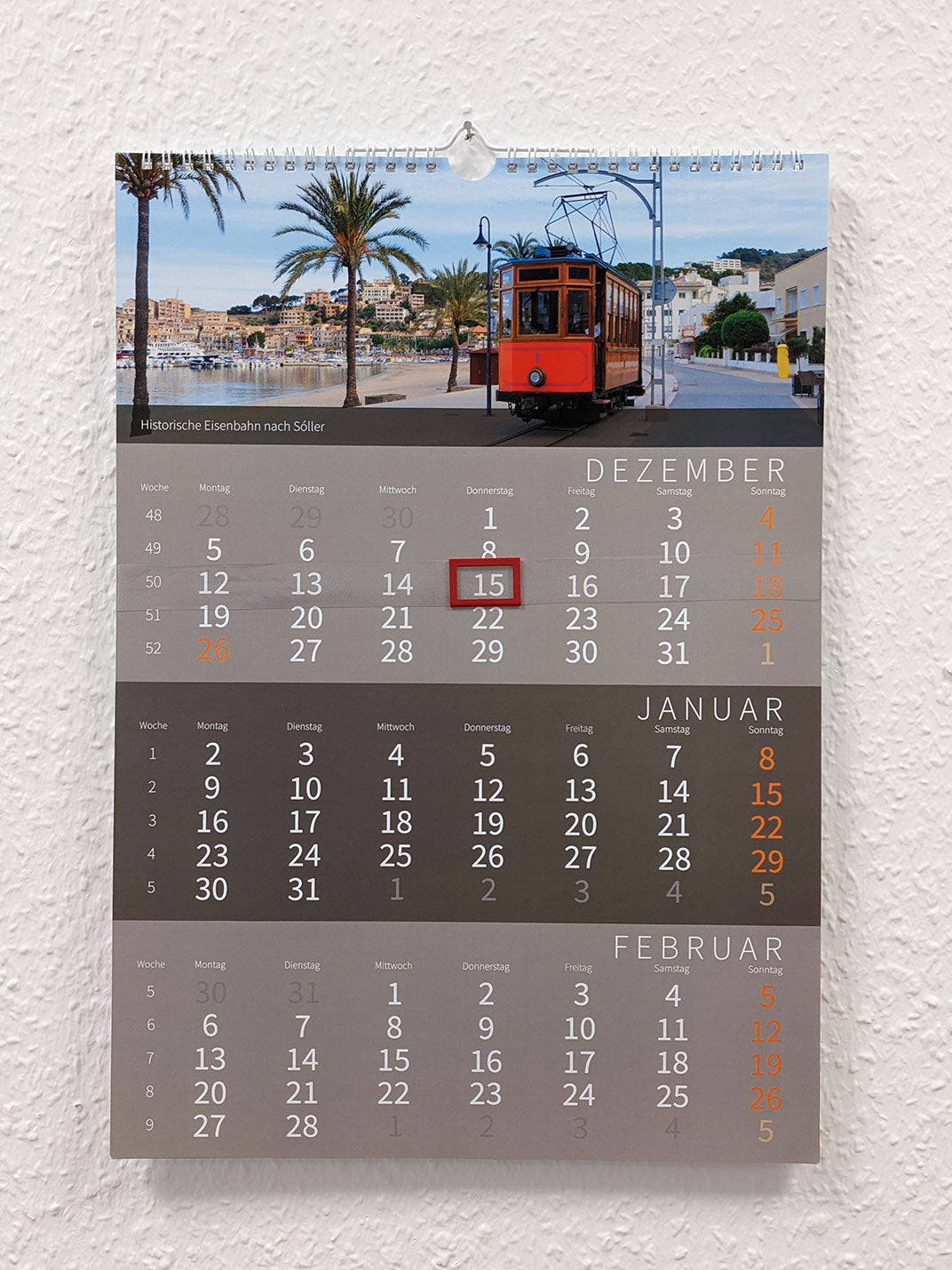 Mallorca 3-Monatskalender 2023 zum Aufhängen (DIN A3 / ca. 30 x 42 cm)